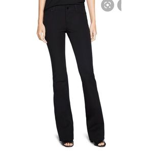 White House Black Market skinny flare Black pants